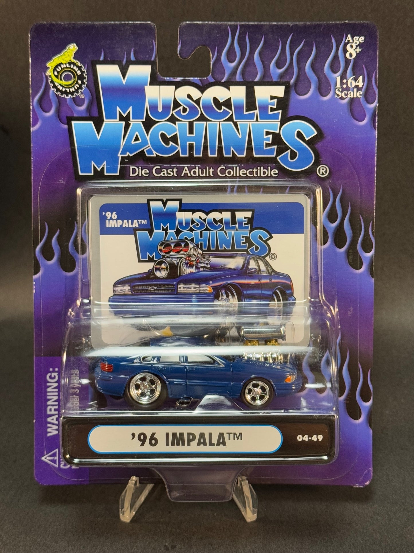 2004 Muscle Machines 04-49 '96 Impala, Blue