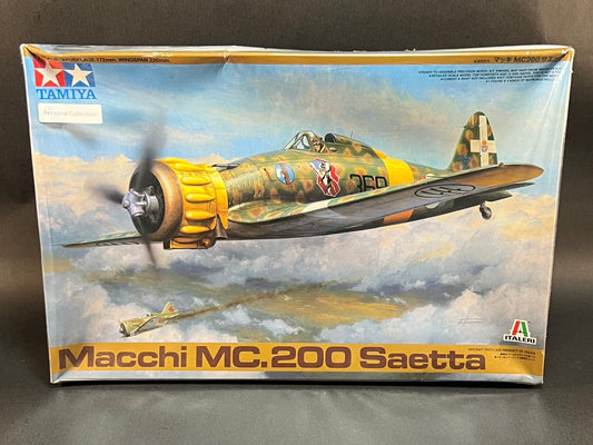 Tamiya Model Kit 37007 1:48 Scale Macchi MC.200 Saetta