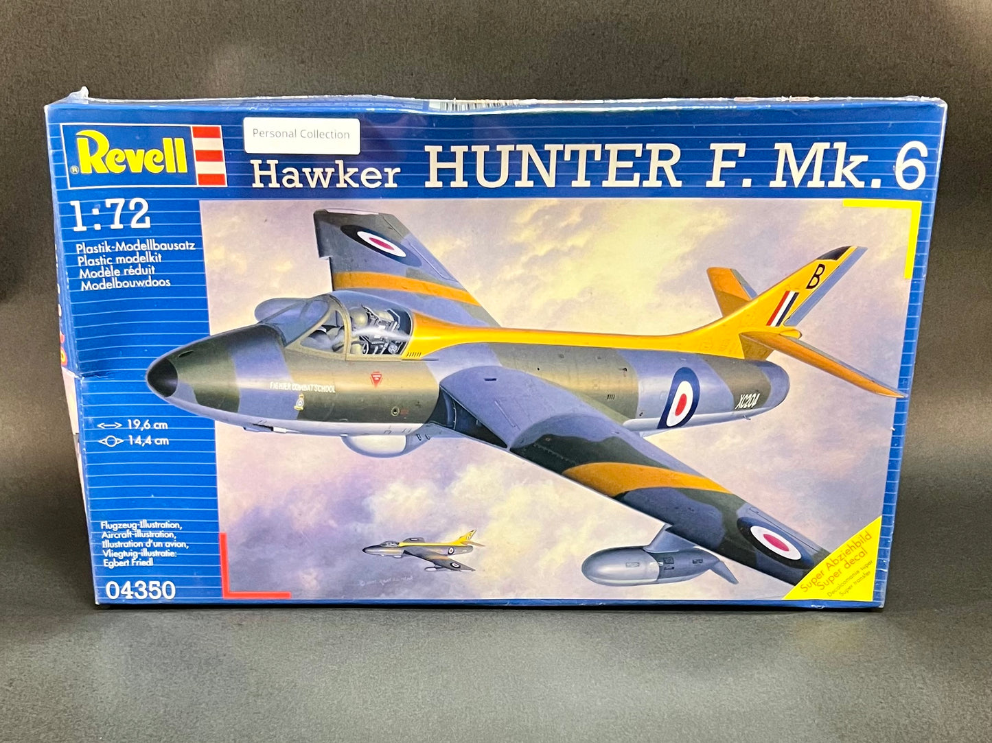 Revell Model Kit 04350 1:72 Scale Hawker Hunter F. Mk. 6