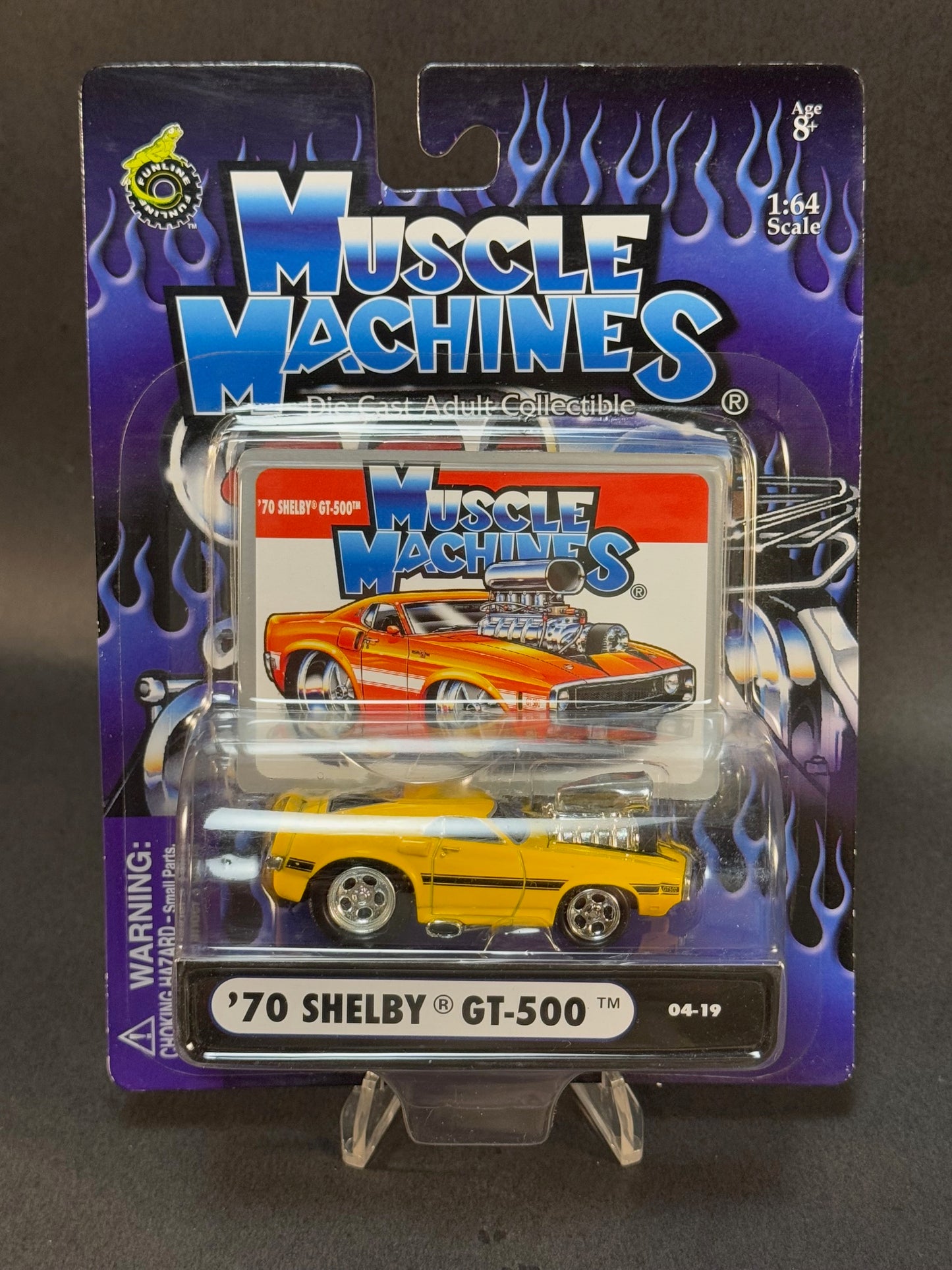 2004 Muscle Machines 04-19 '70 Shelby GT-500, Yellow