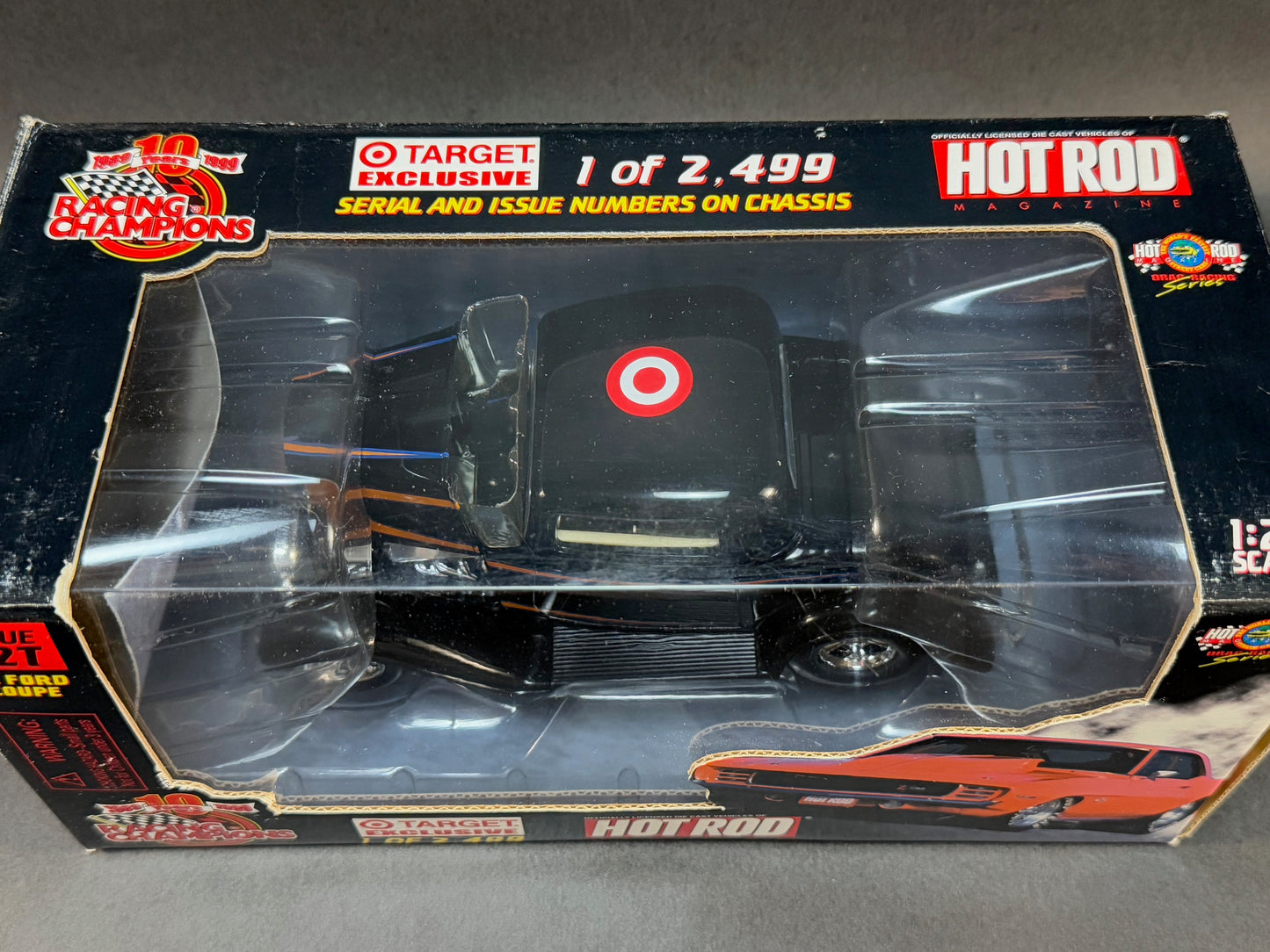1999 Racing Champions 1:24 Hot Rod Magazine #2T '32 Ford Coupe, Black