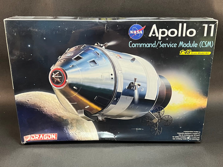 Apollo 11 Command Module Model Dragon Models Kit 11007 1:48 Scale Apollo 11 Command/Service Module (C ...