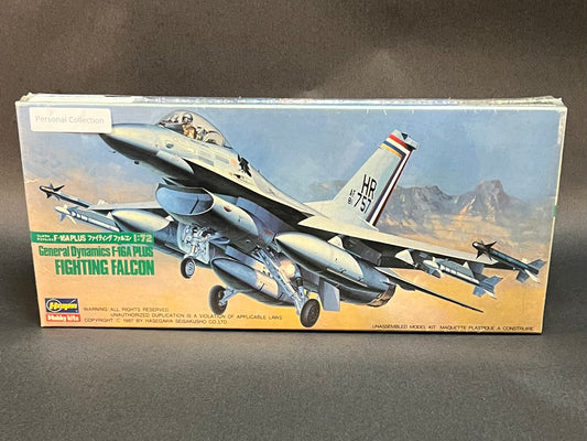 Hasegawa Model Kit 601 1:72 Scale General Dynamics F-16A Plus Fighting Falcon