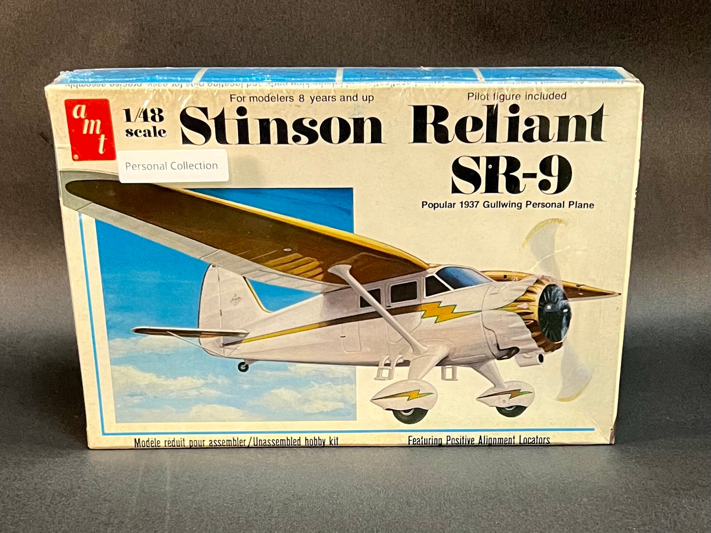 AMT Model Kit T639 1:48 Scale Stinson Reliant SR-9