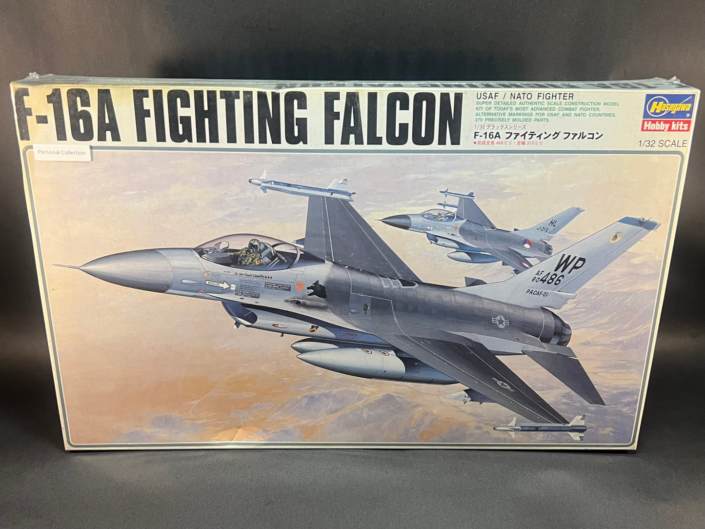 Hasegawa Model Kit S26 1:32 Scale F-16A Fighting Falcon