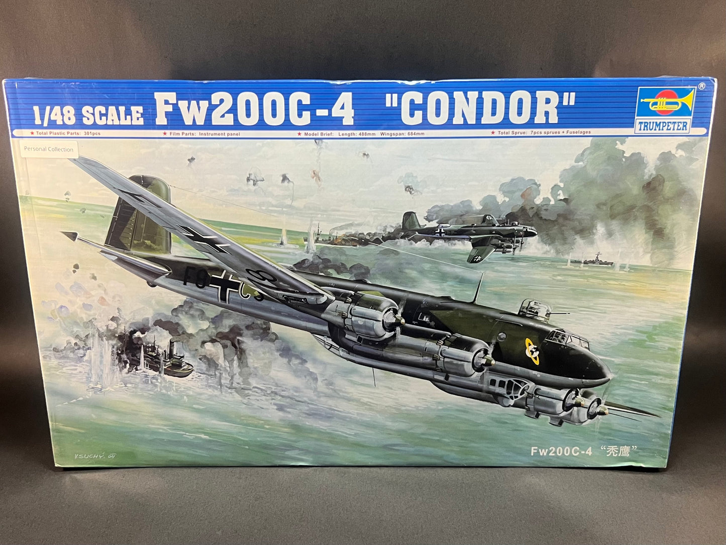 Trumpeter Model Kit 02814 1:48 Scale Fw200C-4 "Condor"