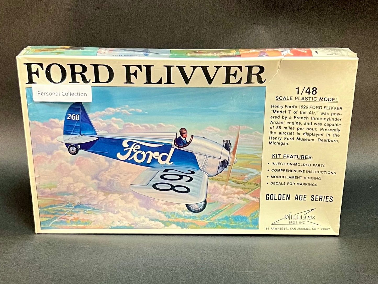 Williams Bros. Model Kit 48-661 1:48 Scale Ford Flivver