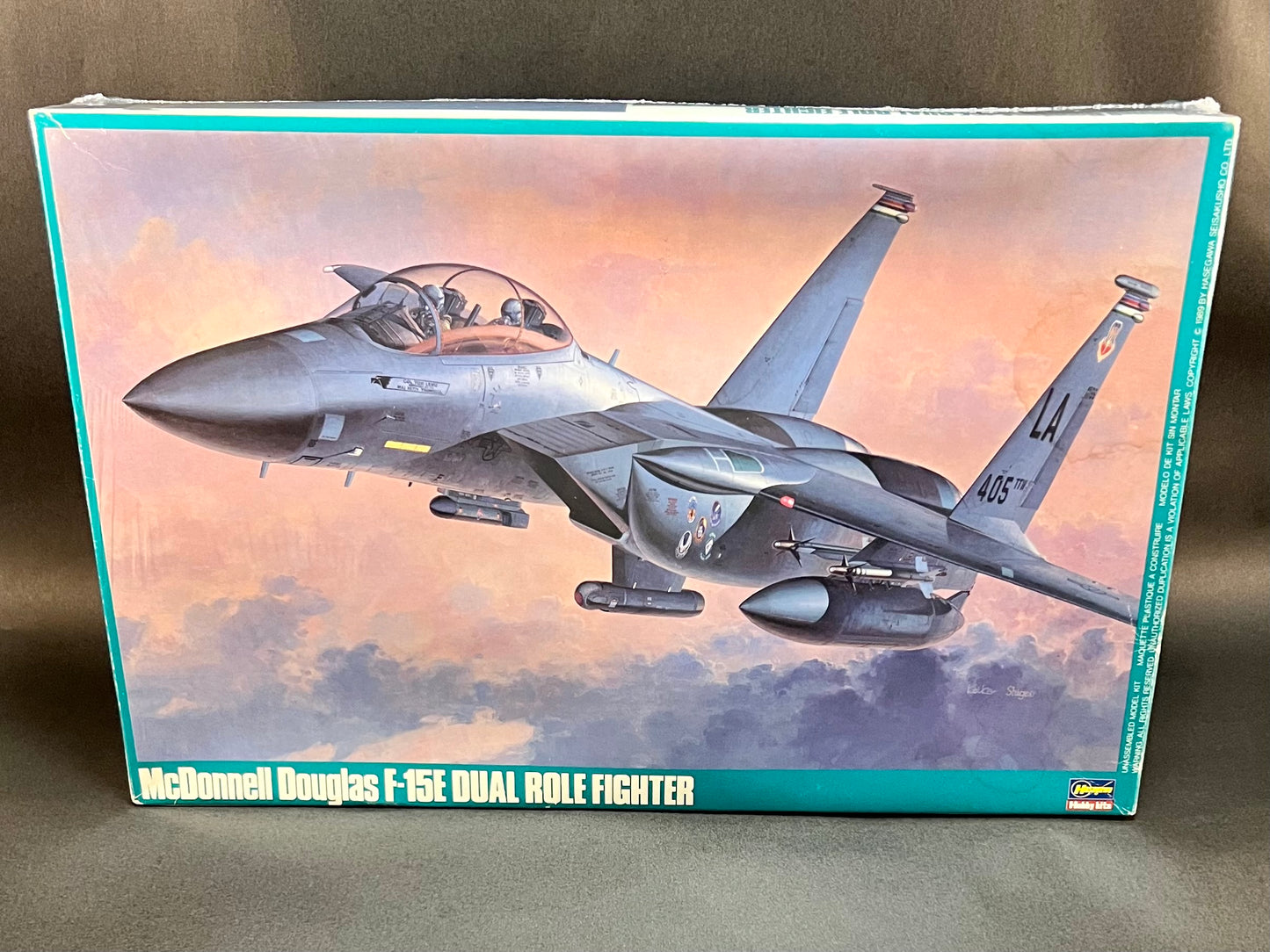 Hasegawa Model Kit P21 1:48 Scale McDonnell Douglas F-15E Dual Role Fighter