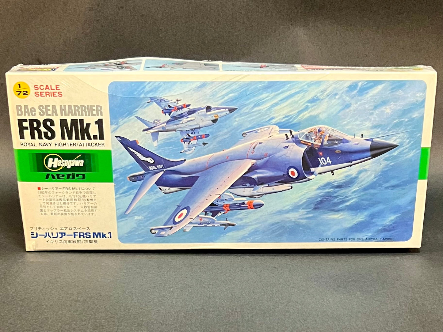 Hasegawa Model Kit D19 1:72 Scale BAe Sea Harrier FRS Mk.1