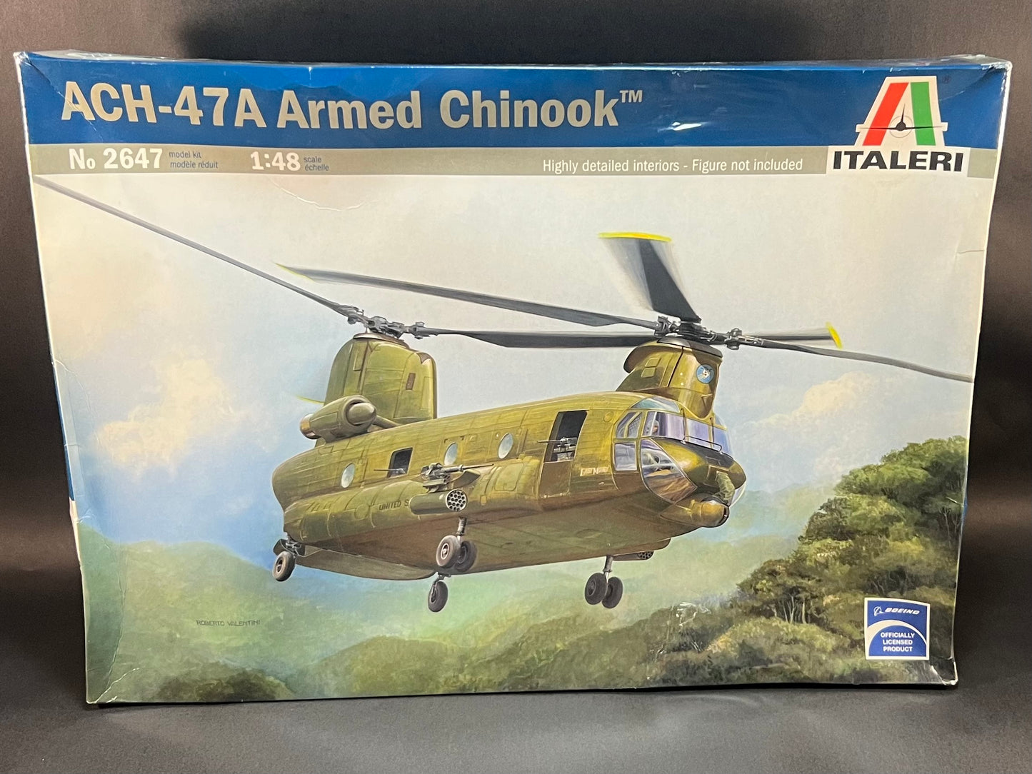 Italeri Model Kit 2647 1:48 Scale ACH-47A Armed Chinook