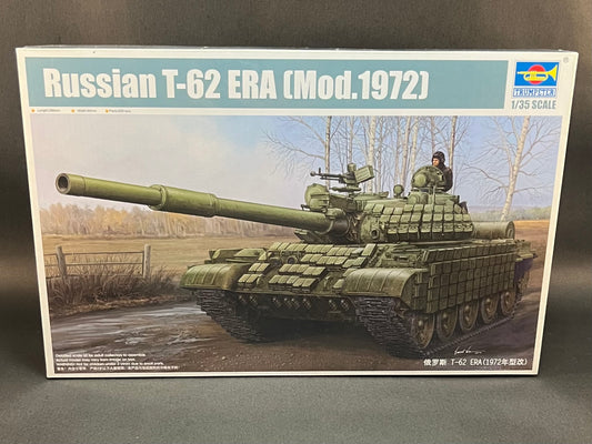 Trumpeter Model Kit 01556 1:35 Scale Russian T-62 ERA (Mod.1972)