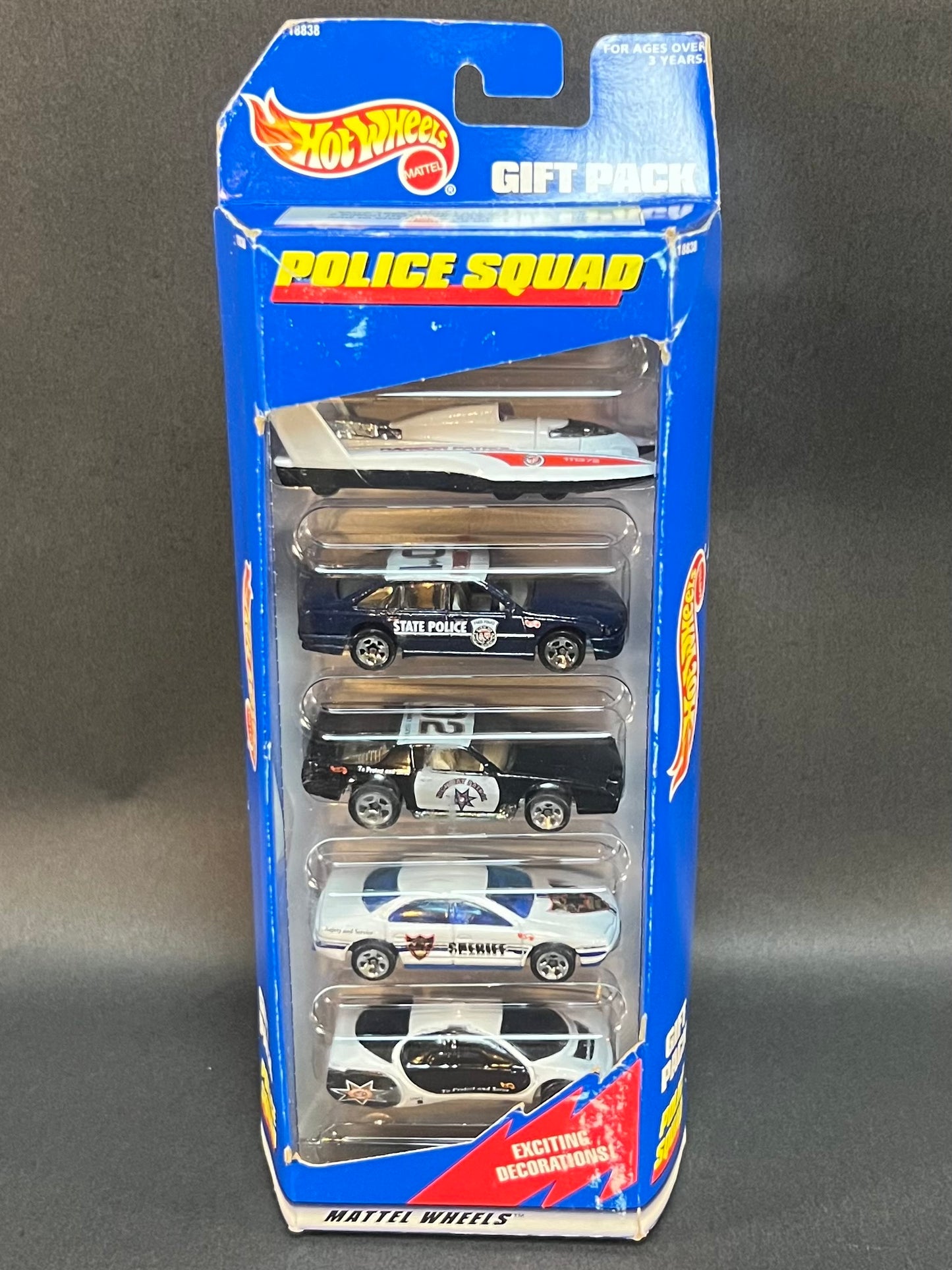 Hot Wheels 5 Car Gift Pack Police Squad