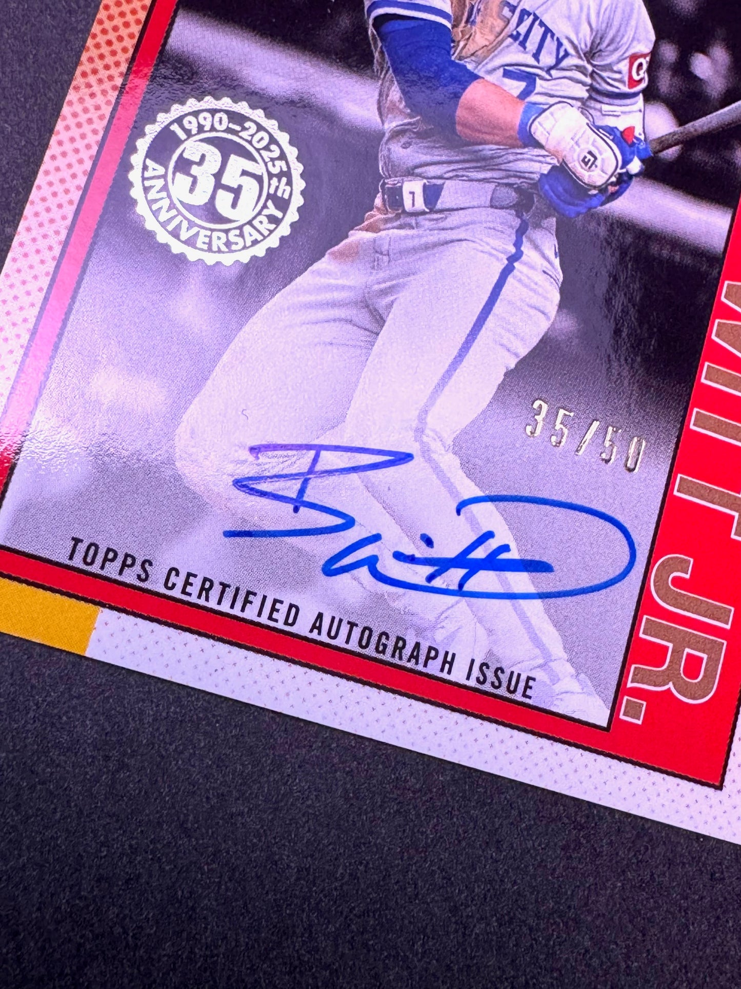 2025 Topps Series 2 All Star Gold /50 Bobby Witt Jr. Autograph Kansas City Royals