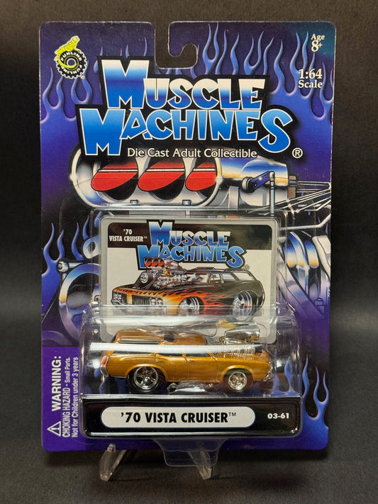 2003 Muscle Machines 03-61 '70 Vista Cruiser, Gold