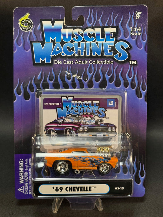 2003 Muscle Machines 03-15 '69 Chevelle, Orange