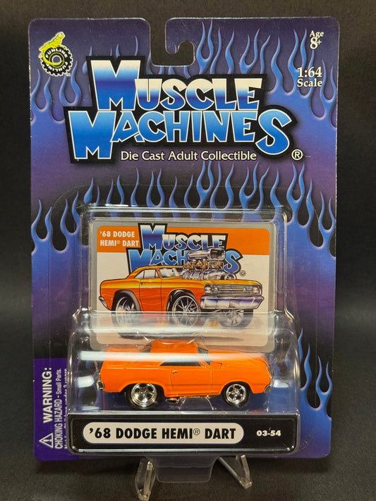 2003 Muscle Machines 03-54 '68 Dodge Hemi Dart, Orange