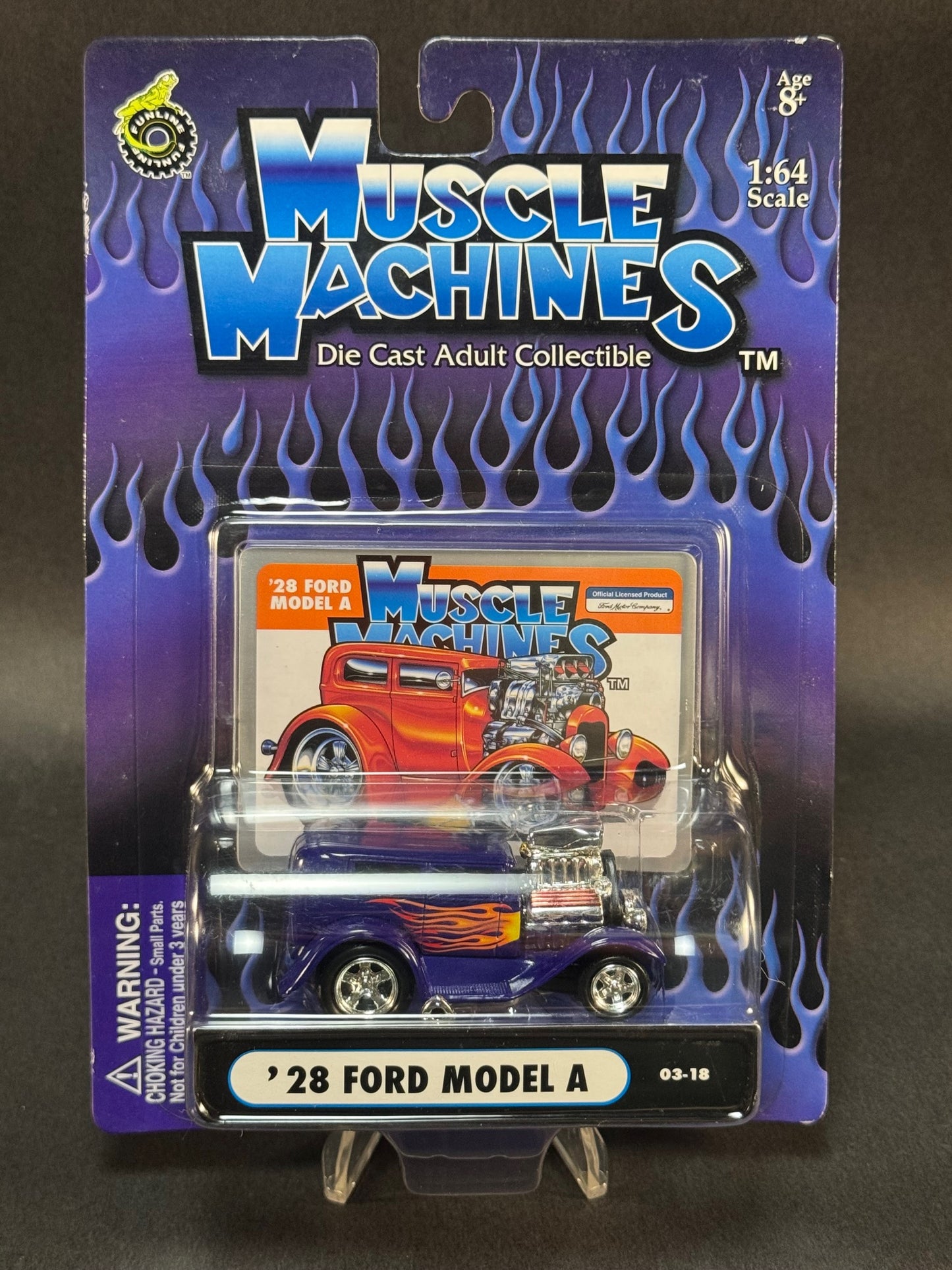 2003 Muscle Machines 03-18 '28 Ford Model A, Purple