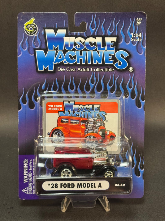 2003 Muscle Machines 03-52 '28 Ford Model A, Red