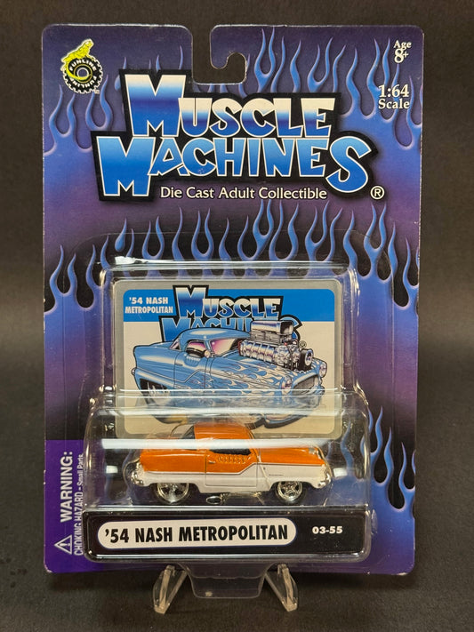 2003 Muscle Machines 03-55 '54 Nash Metropolitan, Orange and White