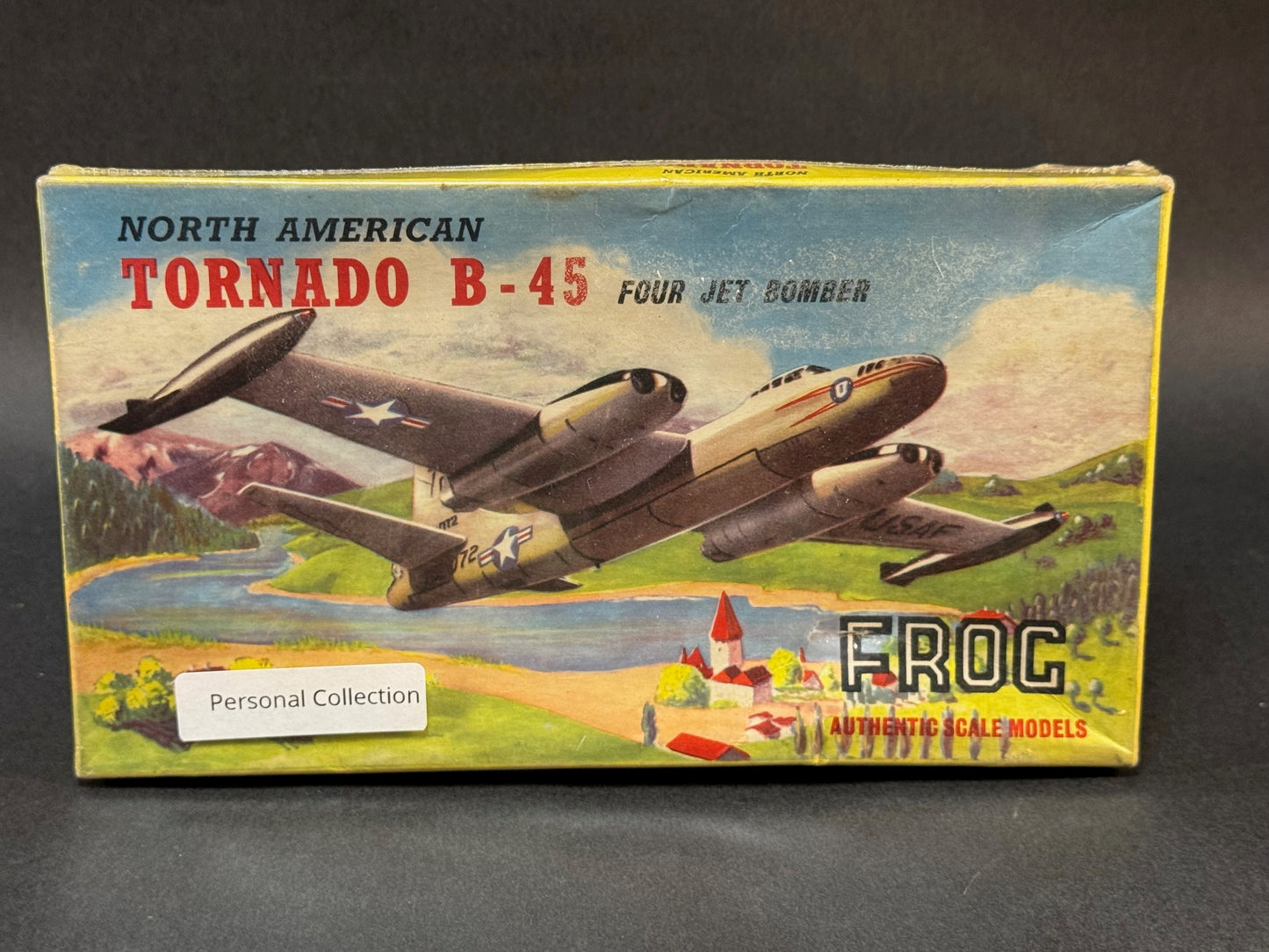 1958 Frog Model Kit 388P 1:159 Scale North American Tornado B-45 Four Jet Bomber