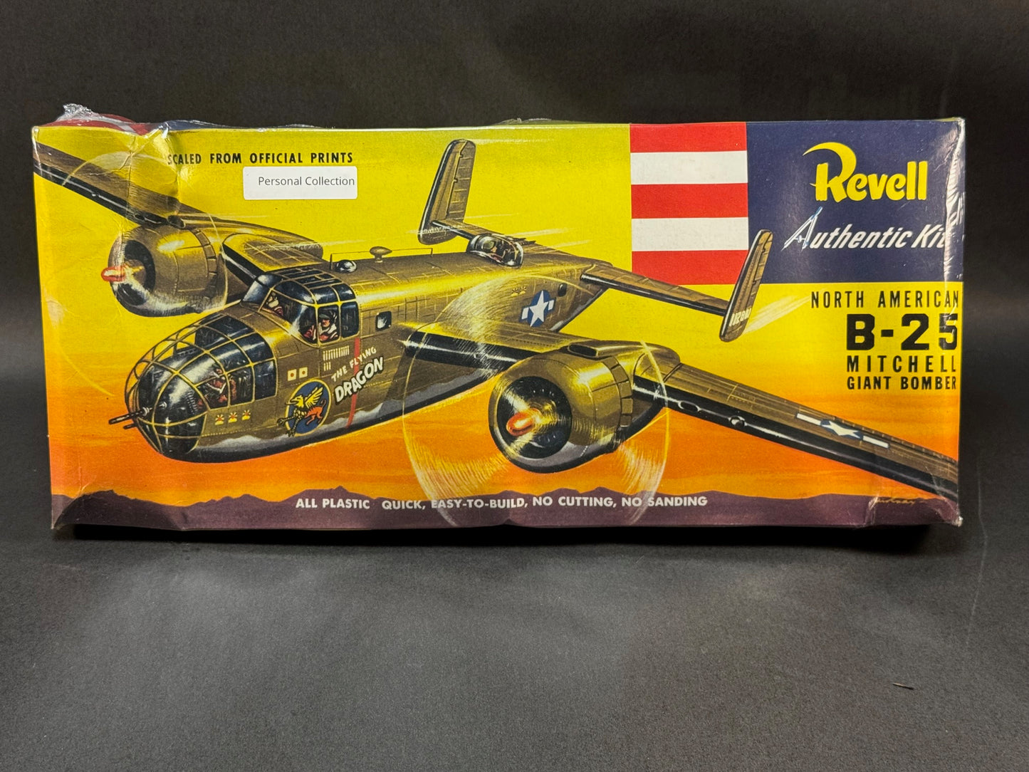 1954 Revell Model Kit H-216 1:64 Scale North American B-25 Mitchell Bomber