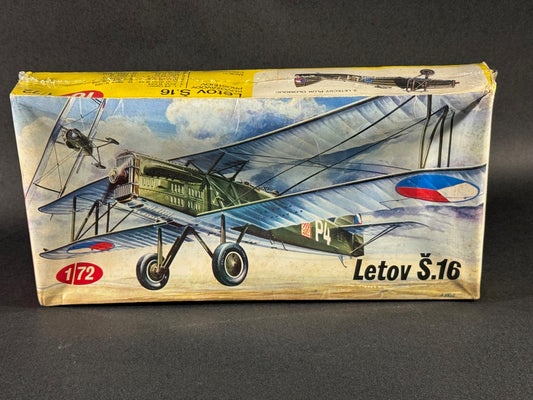 KP Plastikovy Model Kit S16 1:72 Scale Letov S.16