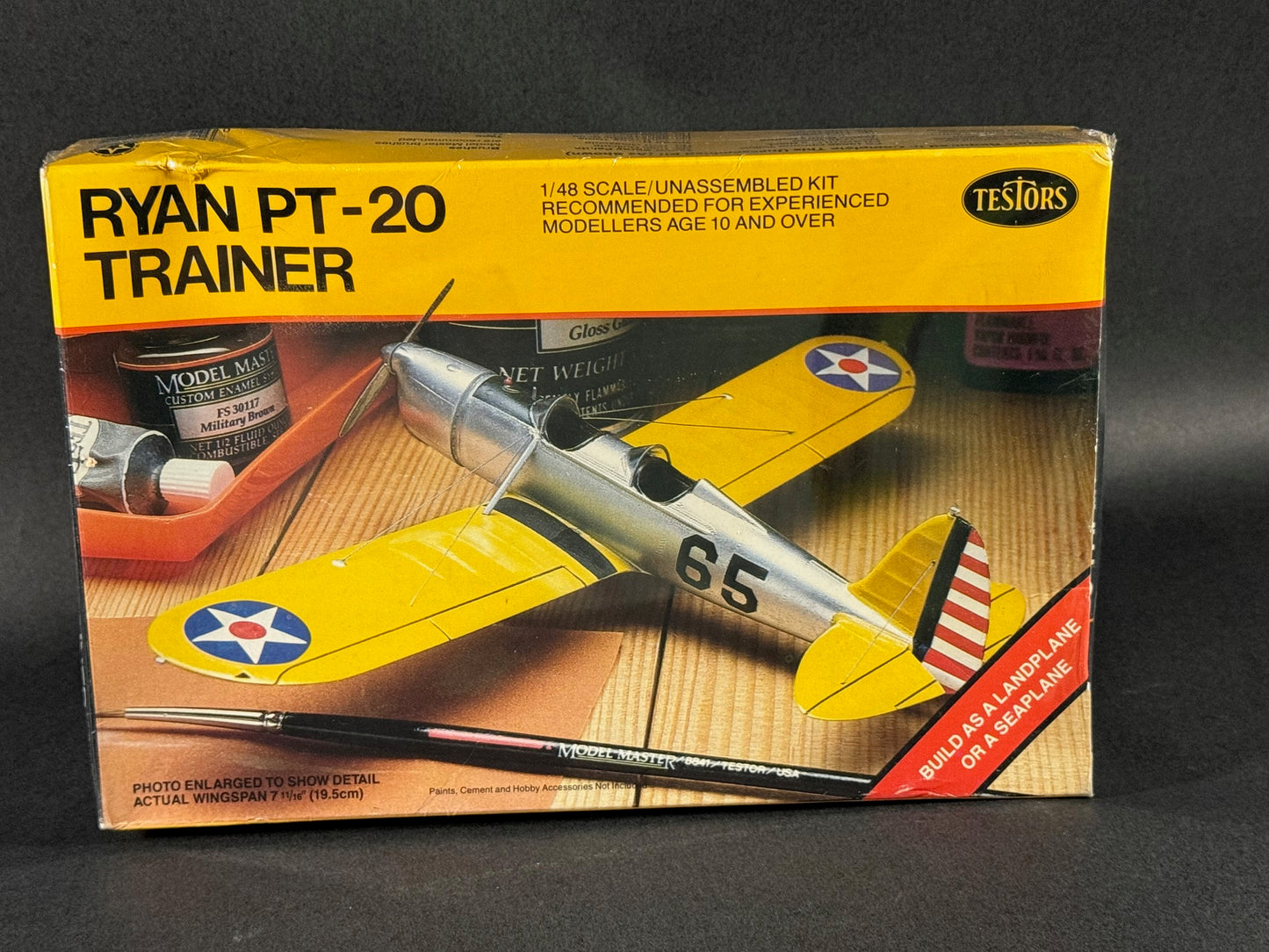 Testors Model Kit 510 1:48 Scale Ryan PT-20 Trainer