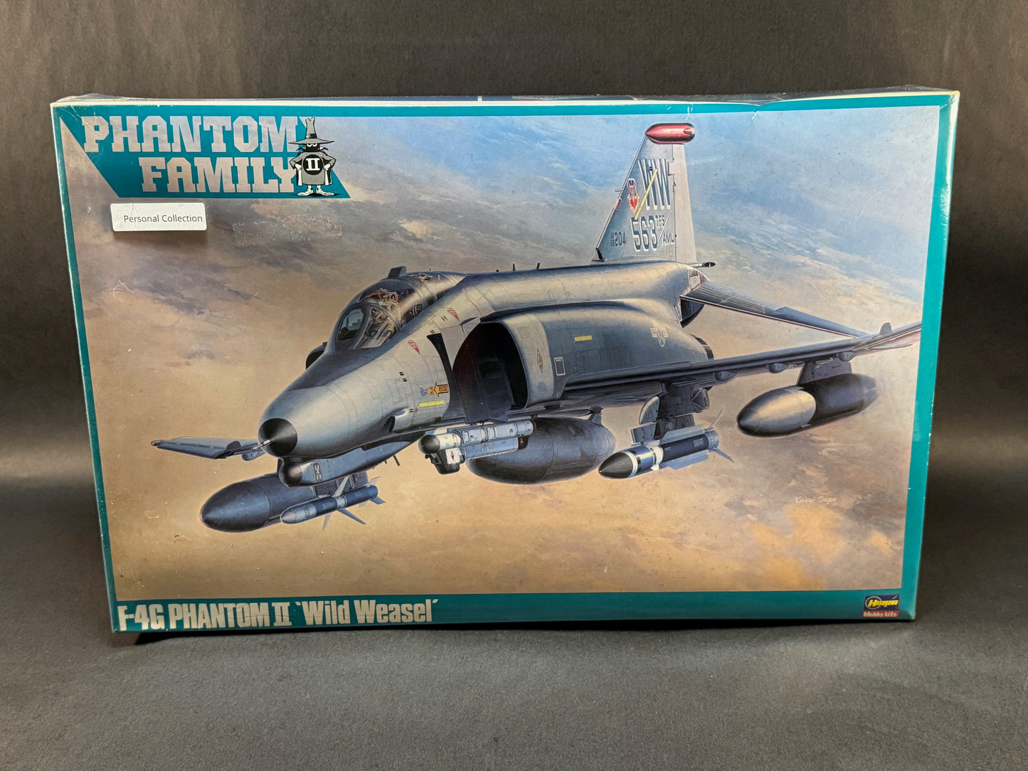 1990 Hasegawa Model Kit 07104 1:48 Scale F-4G Phantom II 'Wild Weasel'