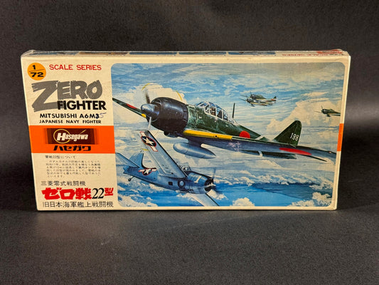 Hasegawa Model Kit A4 1:72 Scale Zero Fighter Mitsubishi A6M3 Type 32