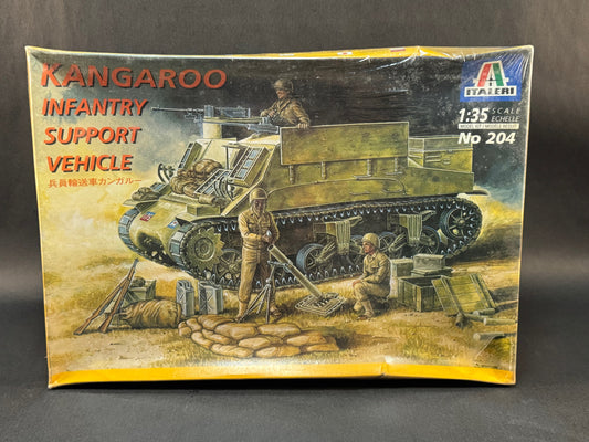 1993 Italeri Model Kit 204 1:35 Scale Kangaroo Infantry Support Vehicle