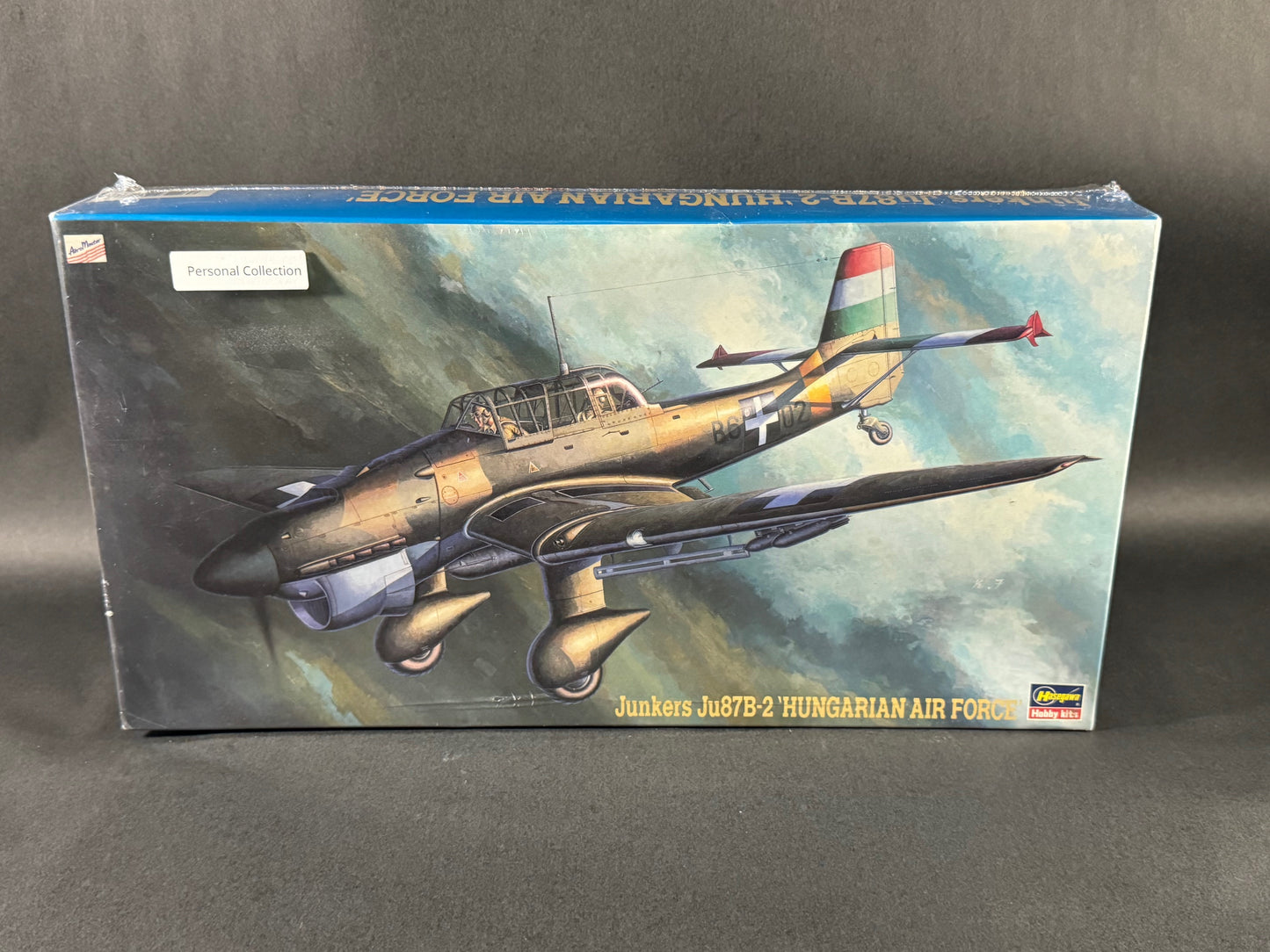 Hasegawa Model Kit JT128 1:48 Scale Junkers Ju-87B-2 'Hungarian Air Force'