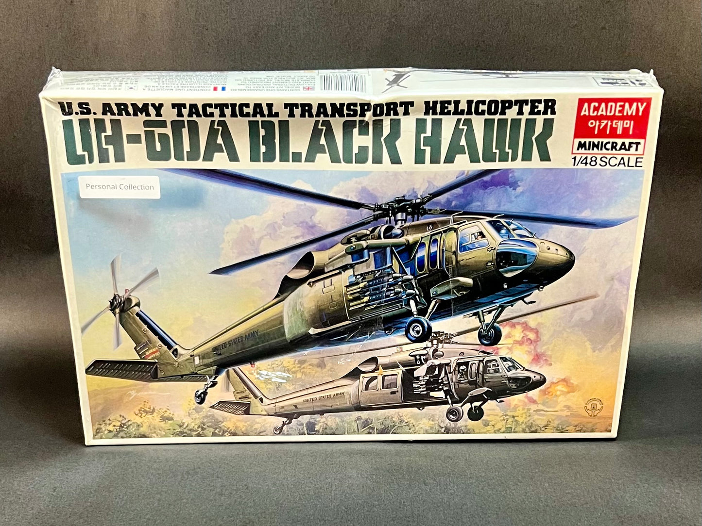 Academy MiniCraft Model Kit 1612 1:48 Scale UH-60A Black Hawk