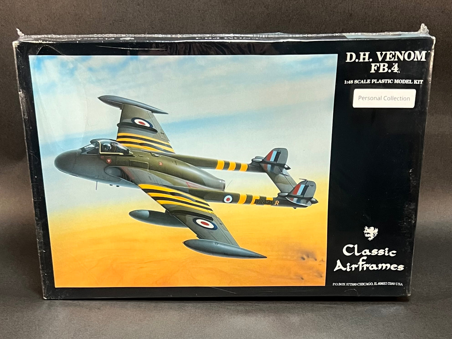 Classic Airframes Model Kit 4110 1:48 Scale D.H. Venom FB.4