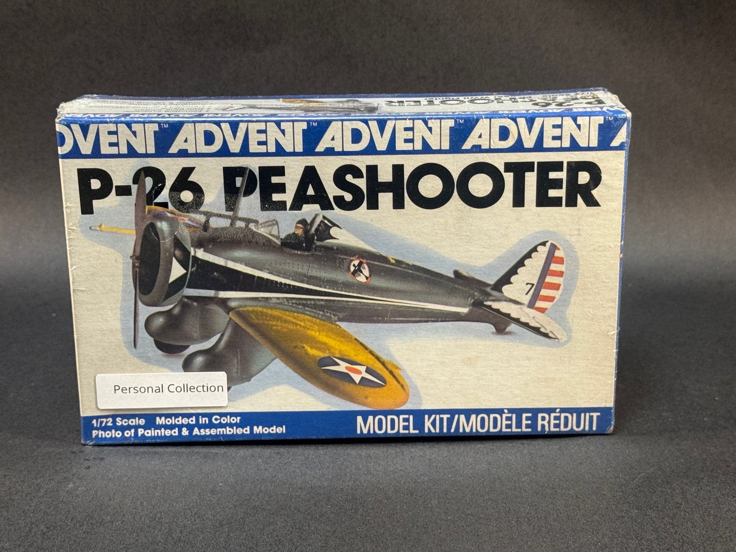 1979 Advent Model Kit 3308 1:72 Scale P-26 Peashooter