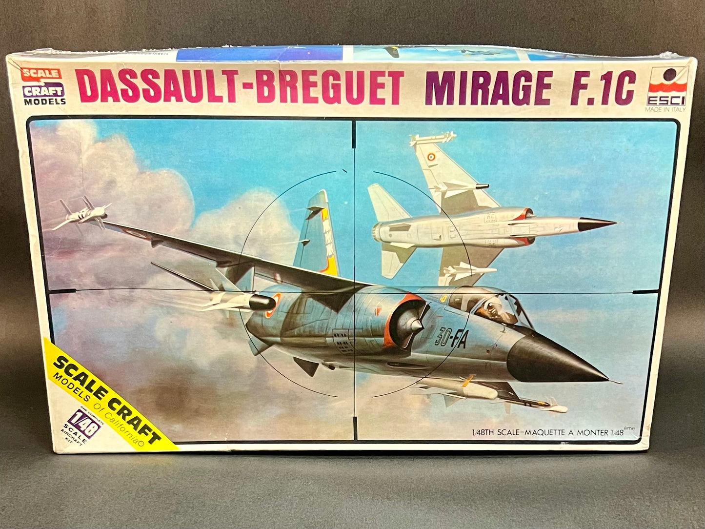 Scale Craft ESCI Model Kit SC-4006 1:48 Scale Dassault-Breguet Mirage F.1C