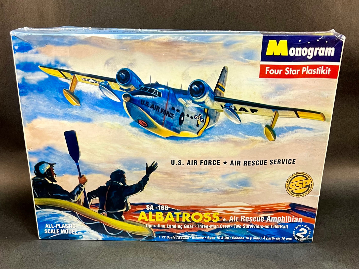 Monogram Model Kit 85-0020 1:72 Scale SA-16B Albatross Air Rescue Amphibian