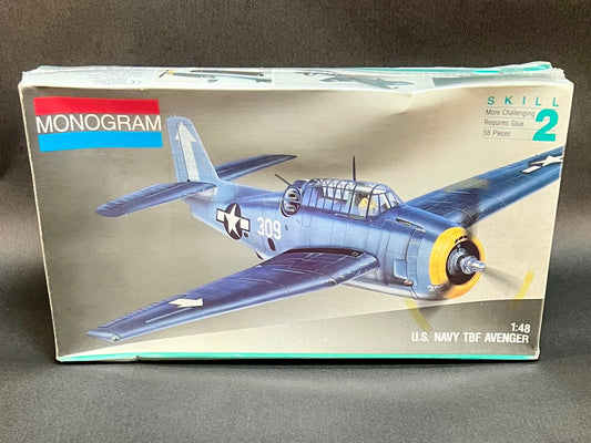 Monogram Model Kit 5210 1:48 Scale US Navy TBF Avenger