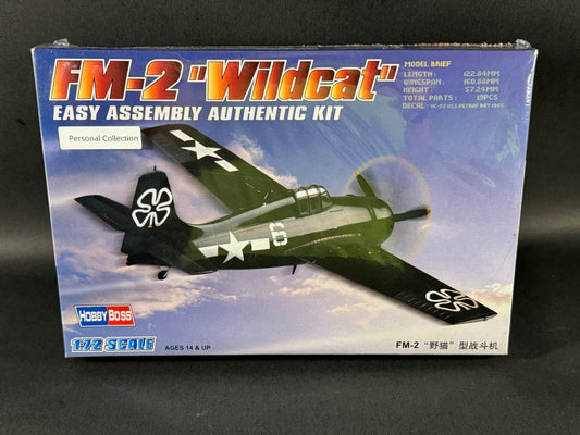 Hobby Boss Model Kit 80222 1:72 Scale FM-2 "Wildcat"