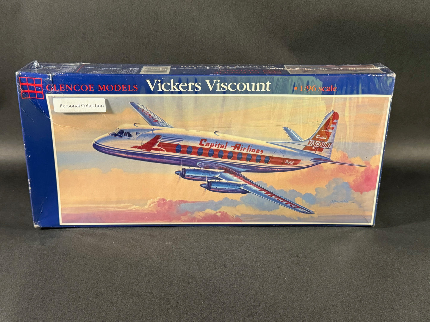 Glencoe Model Kit 05501 1:96 Scale Vickers Viscount