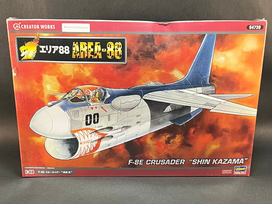 Hasegawa Model Kit 64739 1:48 Scale F-8E Crusader "Shin Kazama" Area 88