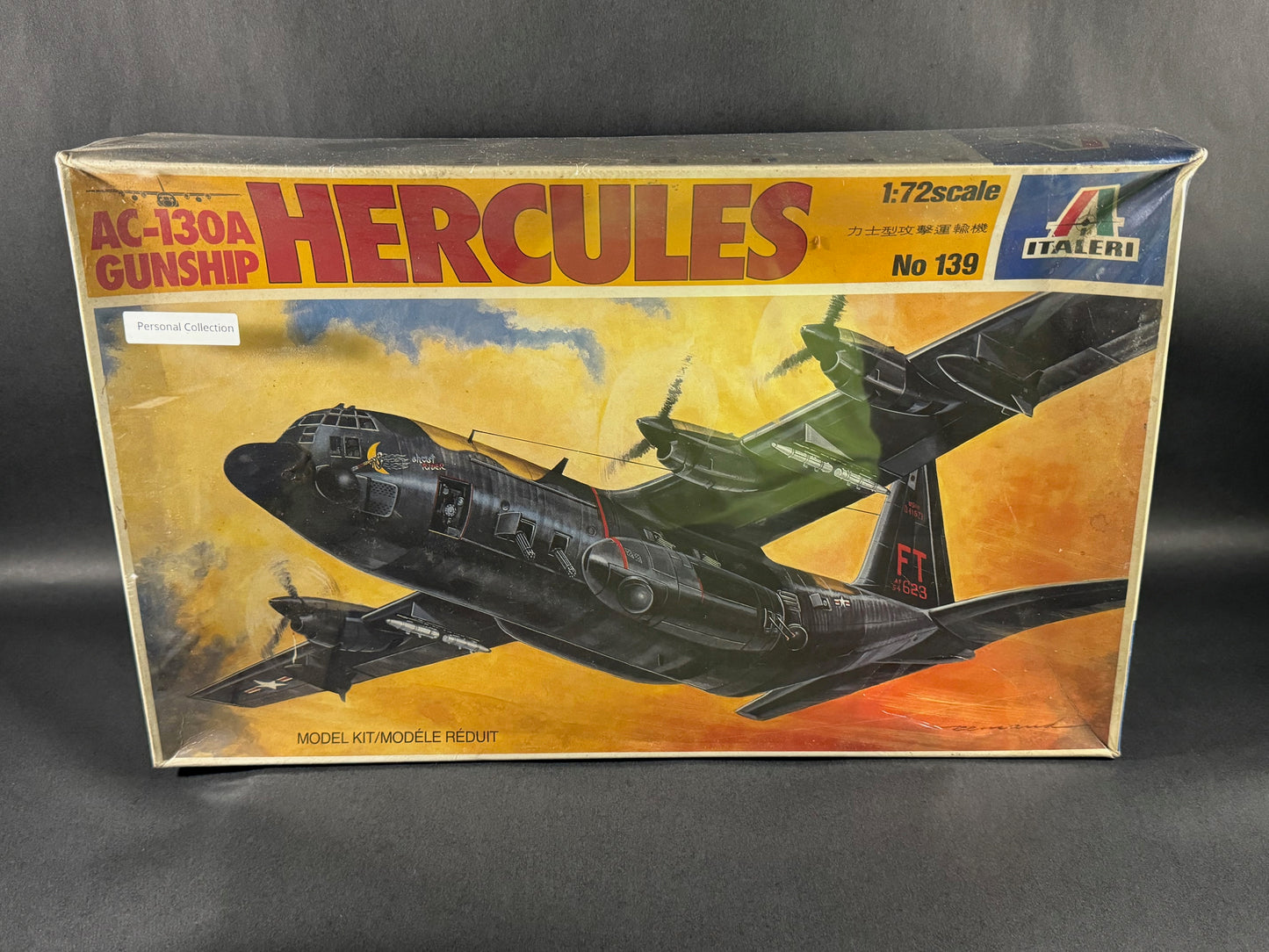 Italeri Model Kit 139 1:72 Scale AC-130A Hercules Gunship