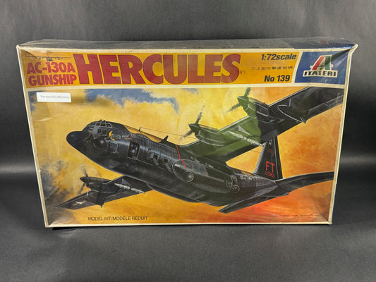 Italeri Model Kit 139 1:72 Scale AC-130A Hercules Gunship