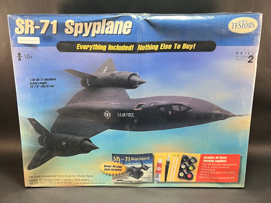 Testors Model Kit 4061 1:48 Scale SR-71 Spyplane