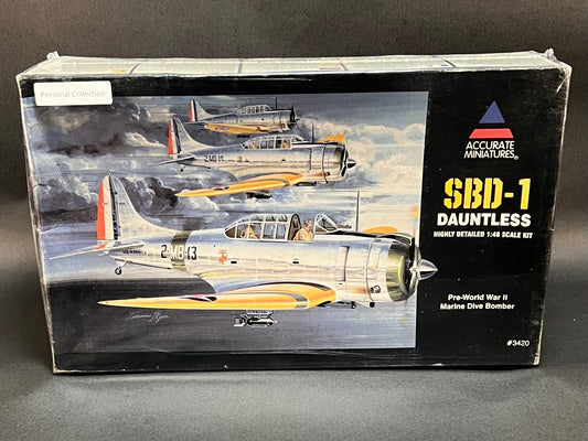 Accurate Miniatures Model Kit 3420 1:48 Scale SBD-1 Dauntless