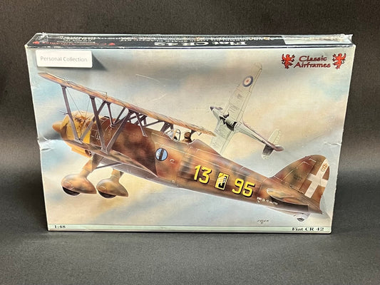 Classic Airframes Model Kit 402 1:48 Scale Fiat CR 42 "The Italian Falcon"