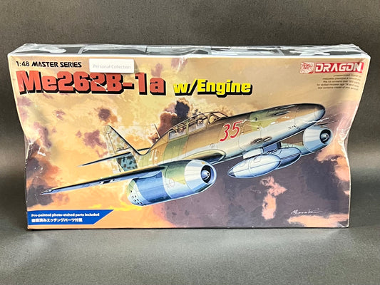 Dragon Models Kit 5512 1:48 Scale Me262B-1a w/Engine