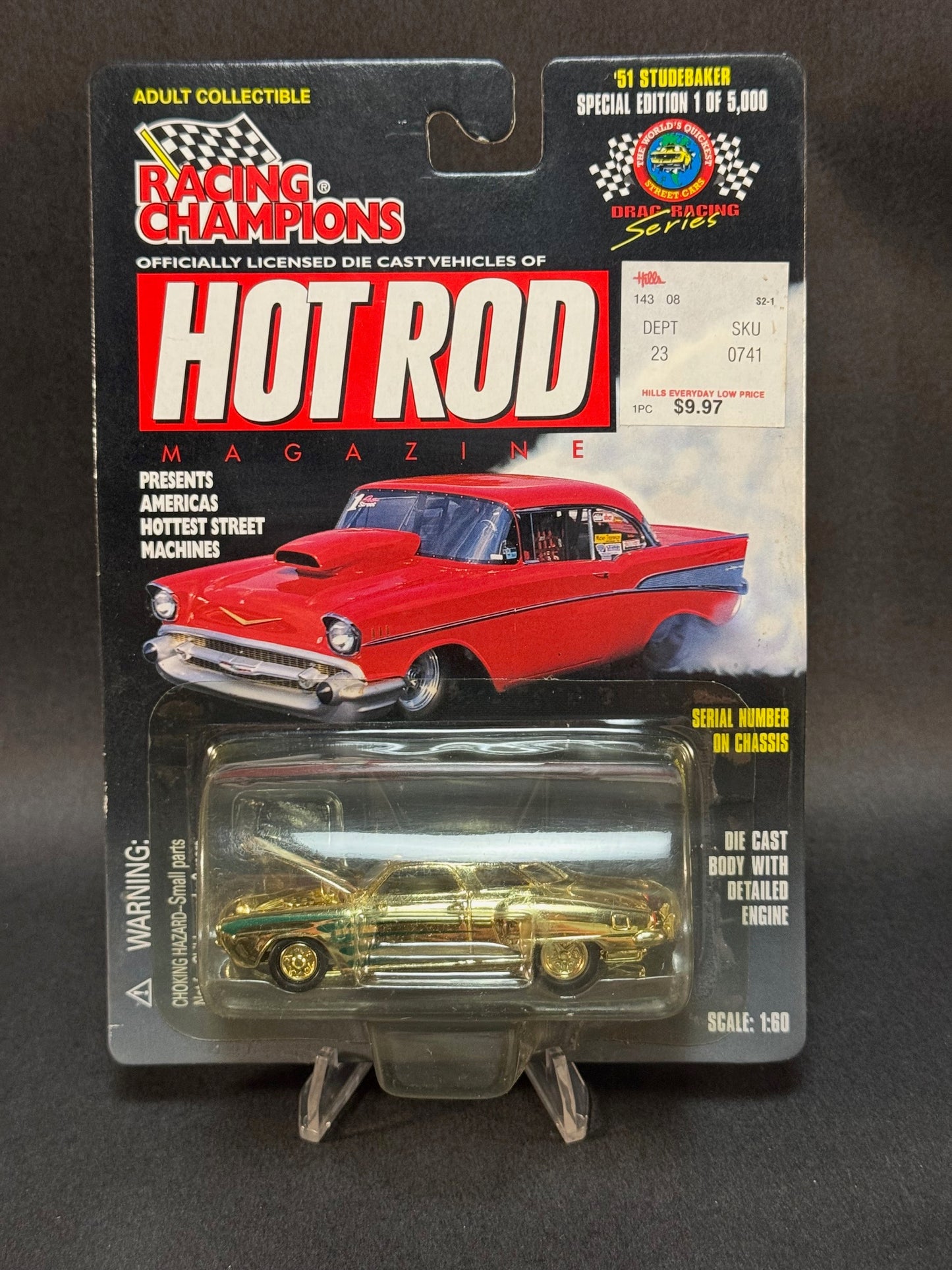 1998 Racing Champions Hot Rod Magazine Special Edition '51 Studebaker, Gold