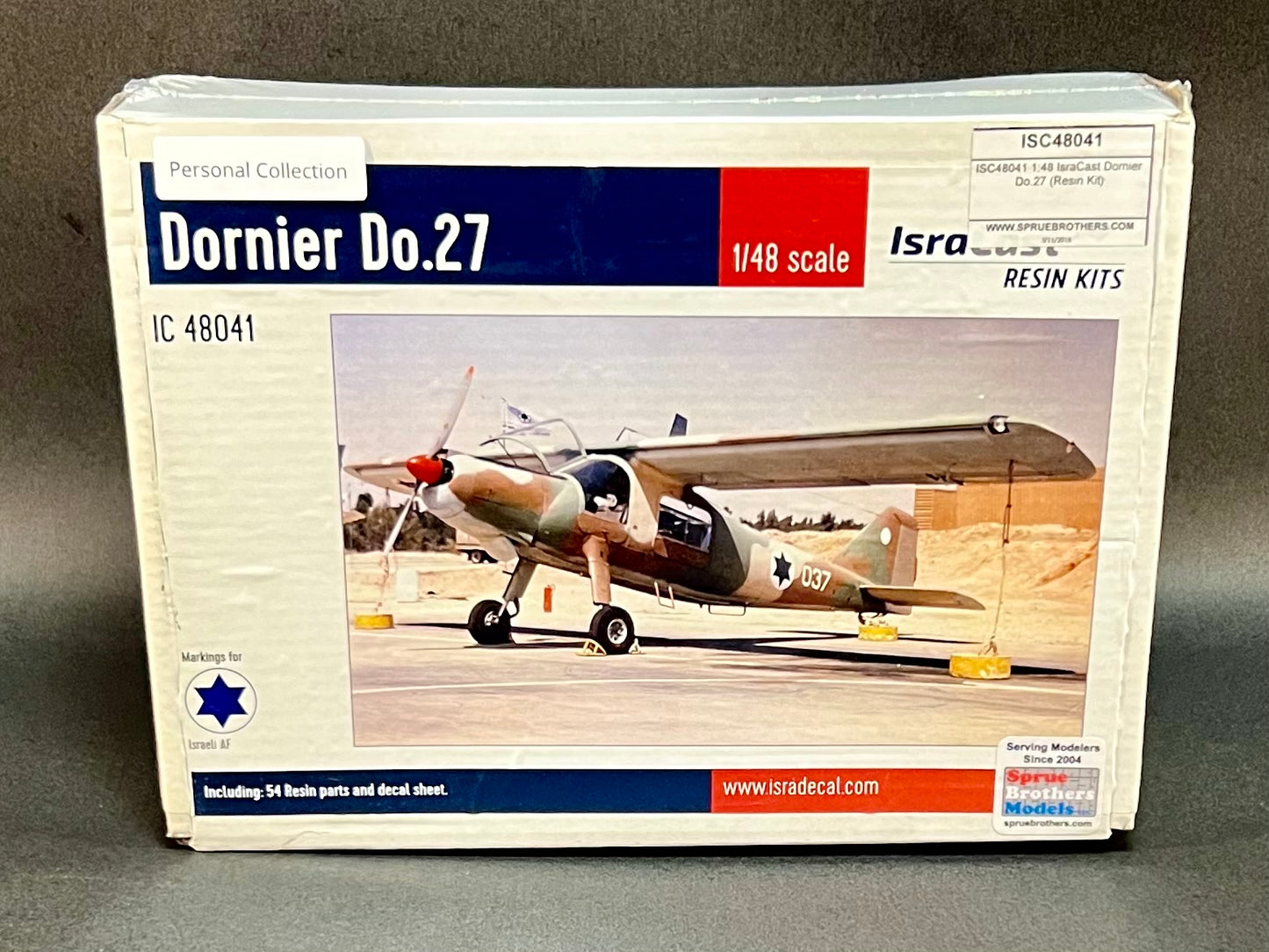 IsraCast Resin Model Kit IC48041 1:48 Scale Dornier Do.27