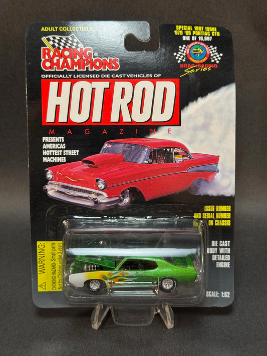 1997 Racing Champions Special Hot Rod Magazine #97D '69 Pontiac GTO, Green