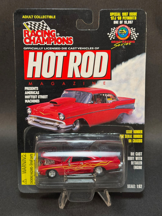 1997 Racing Champions Special Issue Hot Rod Magazine #97J '68 Plymouth, Red